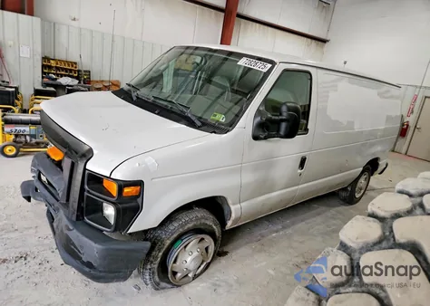 2008 Ford Econoline E150 Van z USA, uszkodzony, nr VIN 1FTNE14W88DB13761